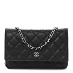 Chanel Wallet on Chain (WOC) Caviar Black