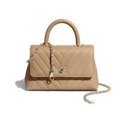 Chanel Coco Handle Bag Grained Calfskin
