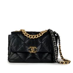 Chanel 19 Flap Bag Goatskin Large