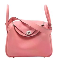 Hermès Lindy 26 Swift Leather Rose Azalee