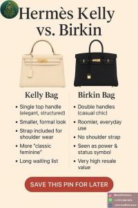 Hermès Kelly vs. Birkin: Which Luxury Bag is Right for You?