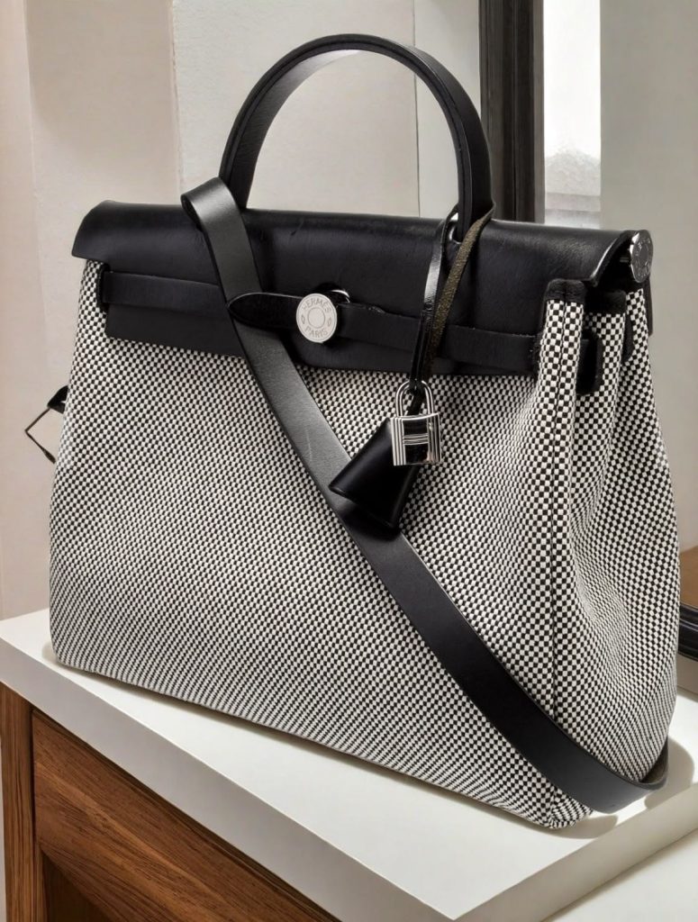 Hermès Herbag Zip 31 Canvas & Leather